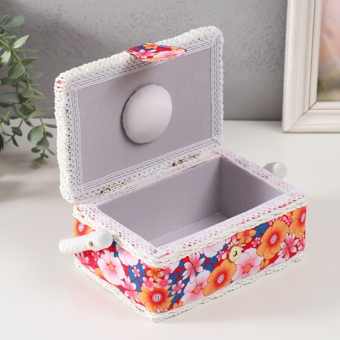 Шкатулка для рукоделия Шкатулка для рукоделия "Японский сад" 18х12х9,5 см