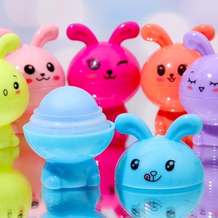 Бальзам для губ «Кролик», микс цветов и ароматов Бальзам для губ «Кролик», микс цветов и ароматов