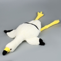 Мягкая игрушка &laquo;Фламинго&raquo; с пледом, 95 см, цвет белый