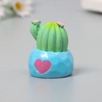 Сувенир полистоун "Кактус в горшочке" набор 4 шт 4х2,5х3 см Сувенир полистоун "Кактус в горшочке" набор 4 шт 4х2,5х3 см