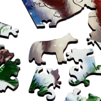 Новогодний пазл фигурный &laquo;Волшебство Нового года&raquo;!