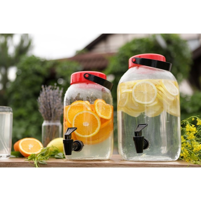 Кувшин стеклянный с краником Macro, 3 л Кувшин стеклянный с краником Macro, 3 л