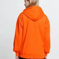 Толстовка на молнии с капюшоном Siverga 2.0, оранжевая, размер XL