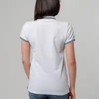 Рубашка поло женская Virma Stripes Lady, белая, размер L