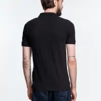 Рубашка поло мужская Adam, черная, размер S