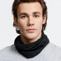 Многофункциональная бандана Dekko, черная Многофункциональная бандана Dekko, черная