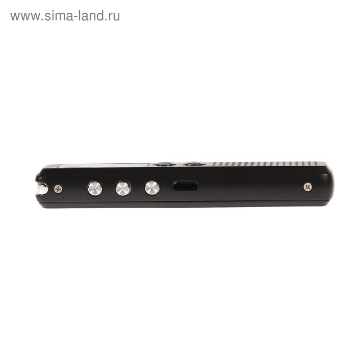 Диктофон Ritmix RR-120 8GB, MP3/WAV, дисплей, металл корпус, черный