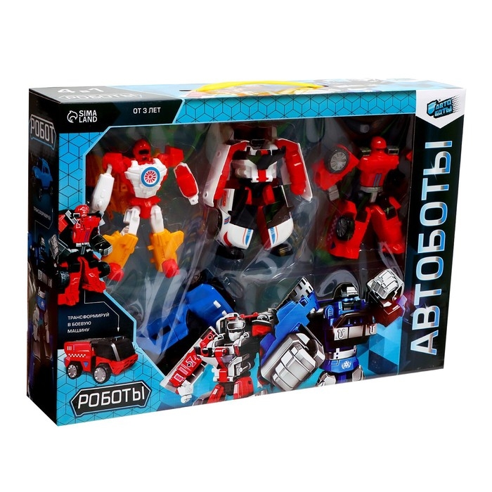 Набор роботов &laquo;Автоботы&raquo;, трансформируются, 4 штуки