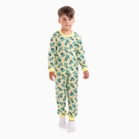 Пижама для мальчика, цвет жёлтый/кактусы, рост 92 см Пижама для мальчика, цвет жёлтый/кактусы, рост 92 см