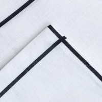 Постельное бельё Этель дуэт "Клетка" цвет белый 143х215-2 шт, 220х240, 50х70-2 шт, бязь, 125 г/м2