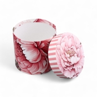 Набор шляпных коробок для цветов 5 в 1, упаковка подарочная, &laquo;Бутон&raquo;, 16 х 14 см - 22 х 19,5 см