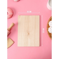 Доска разделочная деревянная Доляна «Правила мамы», 22,5×16×0,5 см Доска разделочная деревянная Доляна «Правила мамы», 22,5×16×0,5 см