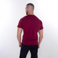 Футболка мужская, цвет бордовый, размер 48 Футболка мужская, цвет бордовый, размер 48