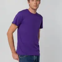 Футболка унисекс T-bolka 140, фиолетовая, размер XXXL