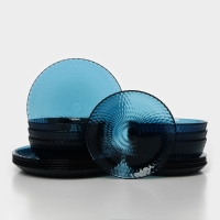 Набор стеклянной посуды &laquo;Идиллия&raquo;, 18 предметов