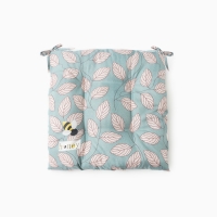 Сидушка на стул Этель "Листья"цв.зеленый, 40х40 см, 100% п/э Сидушка на стул Этель "Листья"цв.зеленый, 40х40 см, 100% п/э