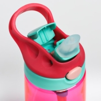 Поильник - непроливайка детский с мягким носиком, 480 мл., цвет розовый Поильник - непроливайка детский с мягким носиком, 480 мл., цвет розовый