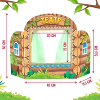 Ширма для кукольного театра «Избушка» Ширма для кукольного театра «Избушка»