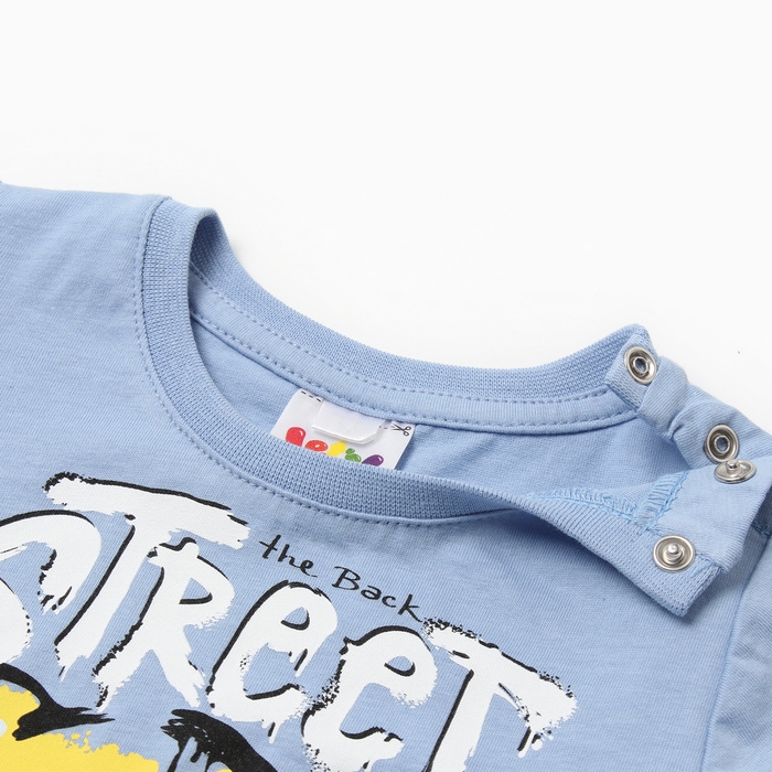 Футболка для мальчика, цвет голубой, рост 86 см Футболка для мальчика, цвет голубой, рост 86 см