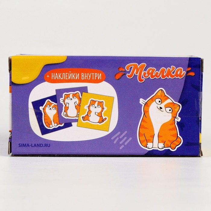 Мялка-антистресс тянучка «Котик» + подарок, с песком Мялка-антистресс тянучка «Котик» + подарок, с песком