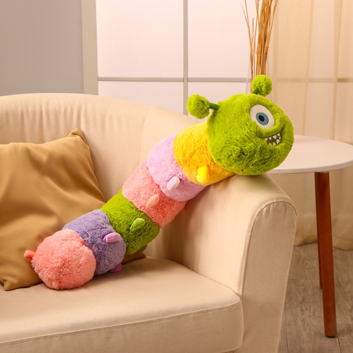 Мягкая игрушка &laquo;Гусеница&raquo;, 75 см, разноцветная