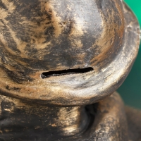 Новый год. Символ 2025. Копилка "Змея в колпаке" 17х14х15см, бронза Новый год. Символ 2025. Копилка "Змея в колпаке" 17х14х15см, бронза