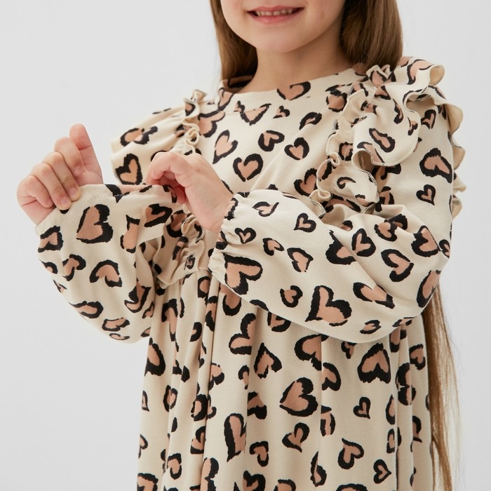 Платье детское KAFTAN Leo love, р. 36 (134-140 см) Платье детское KAFTAN Leo love, р. 36 (134-140 см)