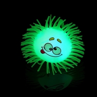 Мяч детский резиновый ёжка «Филя», резиновый, световой, цвета МИКС Мяч детский резиновый ёжка «Филя», резиновый, световой, цвета МИКС