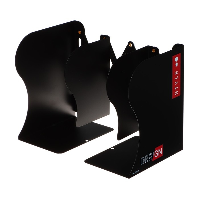 Подставка для книг раздвижная Подставка для книг раздвижная "Стиль", 3 отделения, металлическая, МИКС