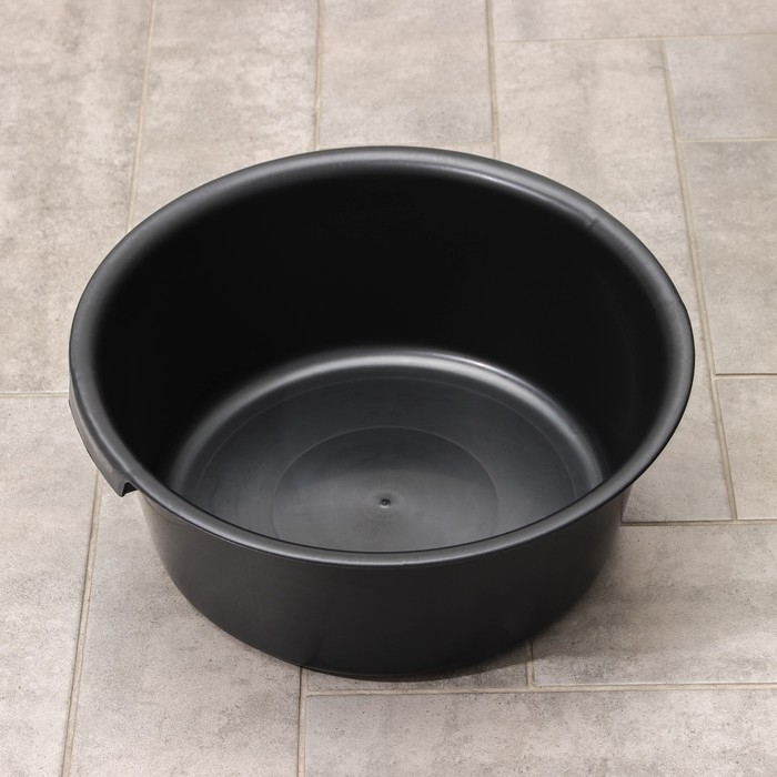 Таз круглый хозяйственный «Эконом», 15 л, цвет МИКС Таз круглый хозяйственный «Эконом», 15 л, цвет МИКС