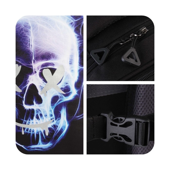 Рюкзак школьный  &laquo;1 сентября: Skull&raquo; 39x32x14 см