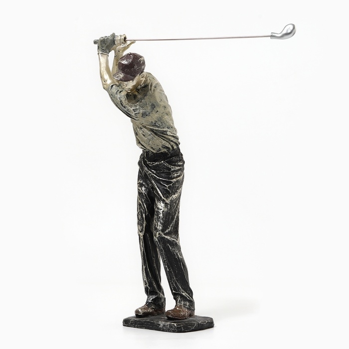 Статуэтка полистоун &laquo;Гольфист&raquo; 15 х 8 х 37 см