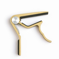 Каподастр гитарный Music life, золотой Каподастр гитарный Music life, золотой