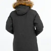 Куртка парка женская Explorer серый меланж, размер XS