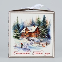 Коробка подарочная новогодняя складная &laquo;Зимняя сказка&raquo;, 18 х 18 х 18 см, Новый год