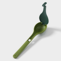 Ложка для варки трав и специй Доляна «Симплекс», 27,3×6,5×3 см, цвет зелёный Ложка для варки трав и специй Доляна «Симплекс», 27,3×6,5×3 см, цвет зелёный