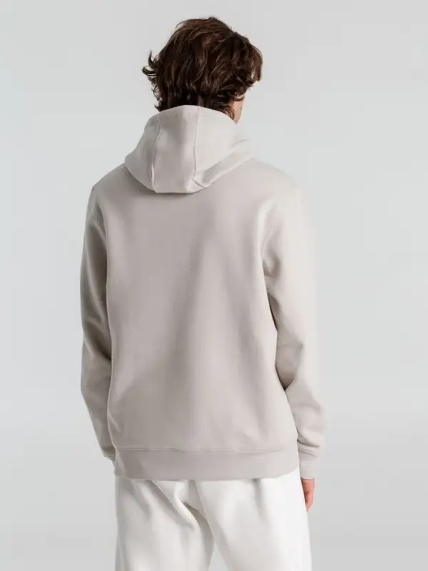 Толстовка с капюшоном унисекс King, дымчато-серая, размер XS