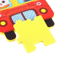 Мягкий пазл для малышей &laquo;Пирамидка: Транспорт&raquo;, 8 деталей, Крошка Я