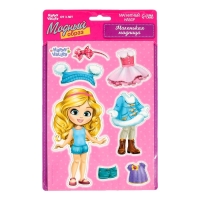 Магнитная игра &laquo;Одень куклу: Маленькая модница&raquo;