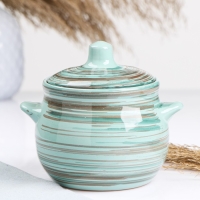 Горшок керамический для запекания "Пиканто" 0,65л / 12,5х11,5см, радуга МИКС Горшок керамический для запекания "Пиканто" 0,65л / 12,5х11,5см, радуга МИКС