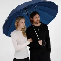 Зонт-трость Hit Golf, темно-синий Зонт-трость Hit Golf, темно-синий