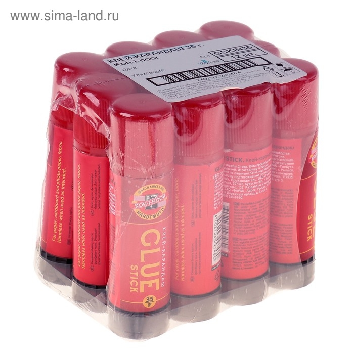 Клeй-карандаш Koh-I-Noor, ПВП, 35 г