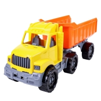 Машинка Тягач &laquo;Бизон&raquo;, с прицепом, строительный