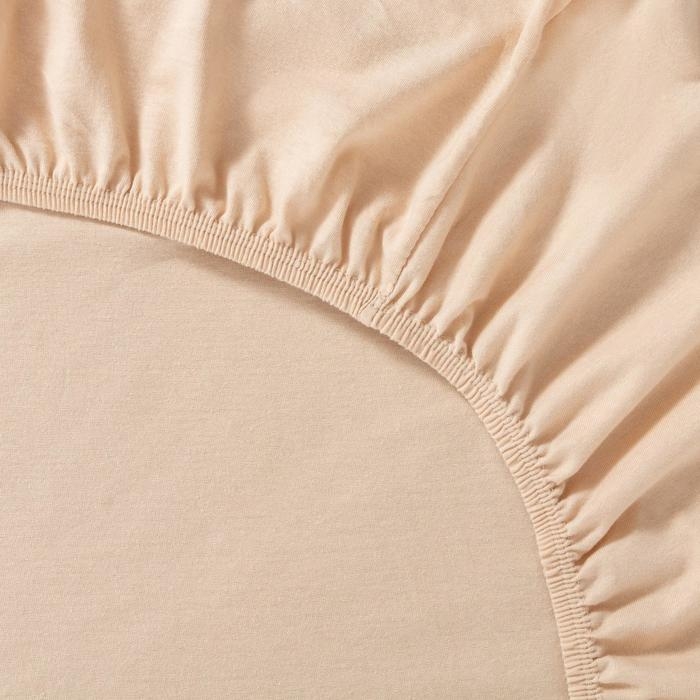 Простыня на резинке &laquo;Купу-купу&raquo;, 160х200х20 см, бежевый, трикотаж