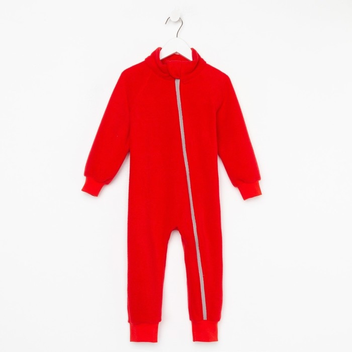 Комбинезон детский, цвет красный, рост 80-86 см (24)