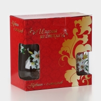 Набор питьевой &laquo;Букеты&raquo;, стеклянный, кувшин 1,7 л + 6 стаканов 230 мл, МИКС