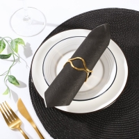 Кольцо для салфетки &laquo;Две линии&raquo; 5,7&times;4,5&times;2,7 см, цвет золотой