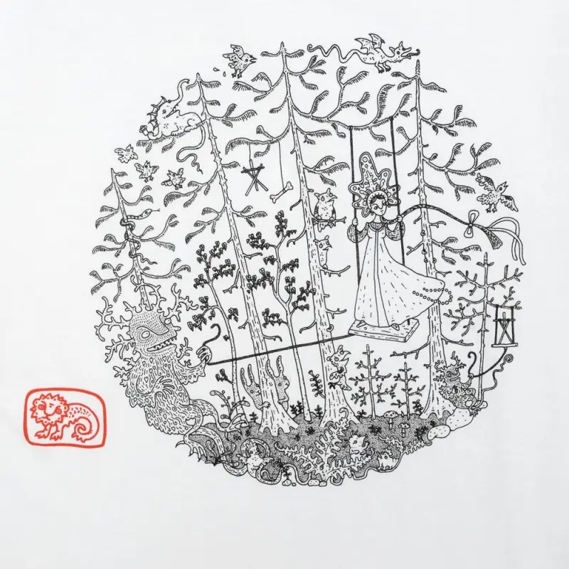 Футболка &laquo;Качели&raquo;, белая, размер S