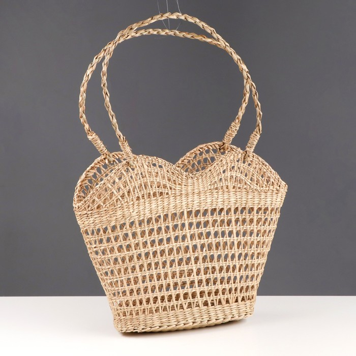 Сумка плетеная хозяйственная, 30&times;12&times;27 см, сыть