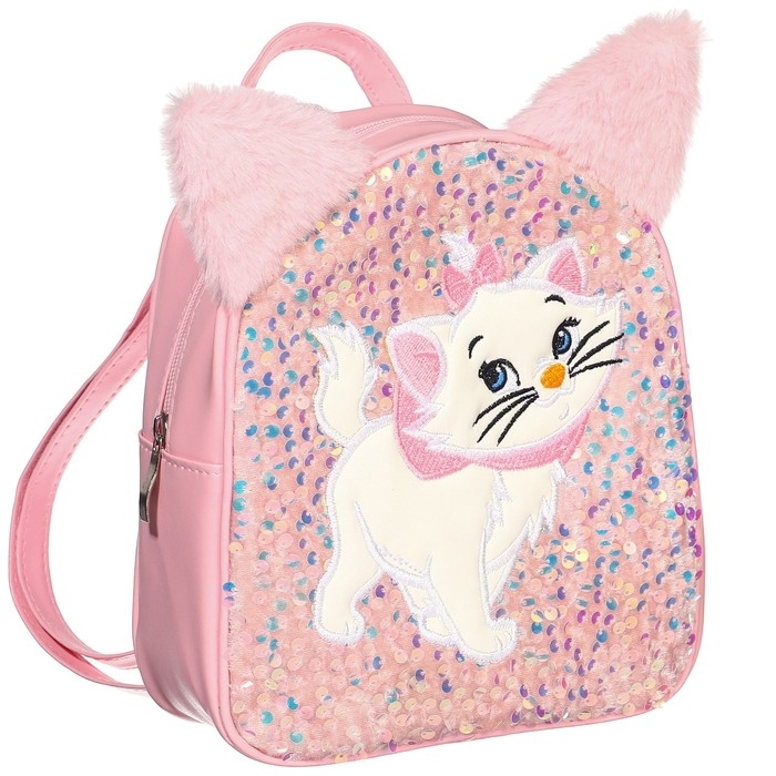 Рюкзак детский, 23 см х 10 см х 27 "Кошечка Мари", Коты аристократы